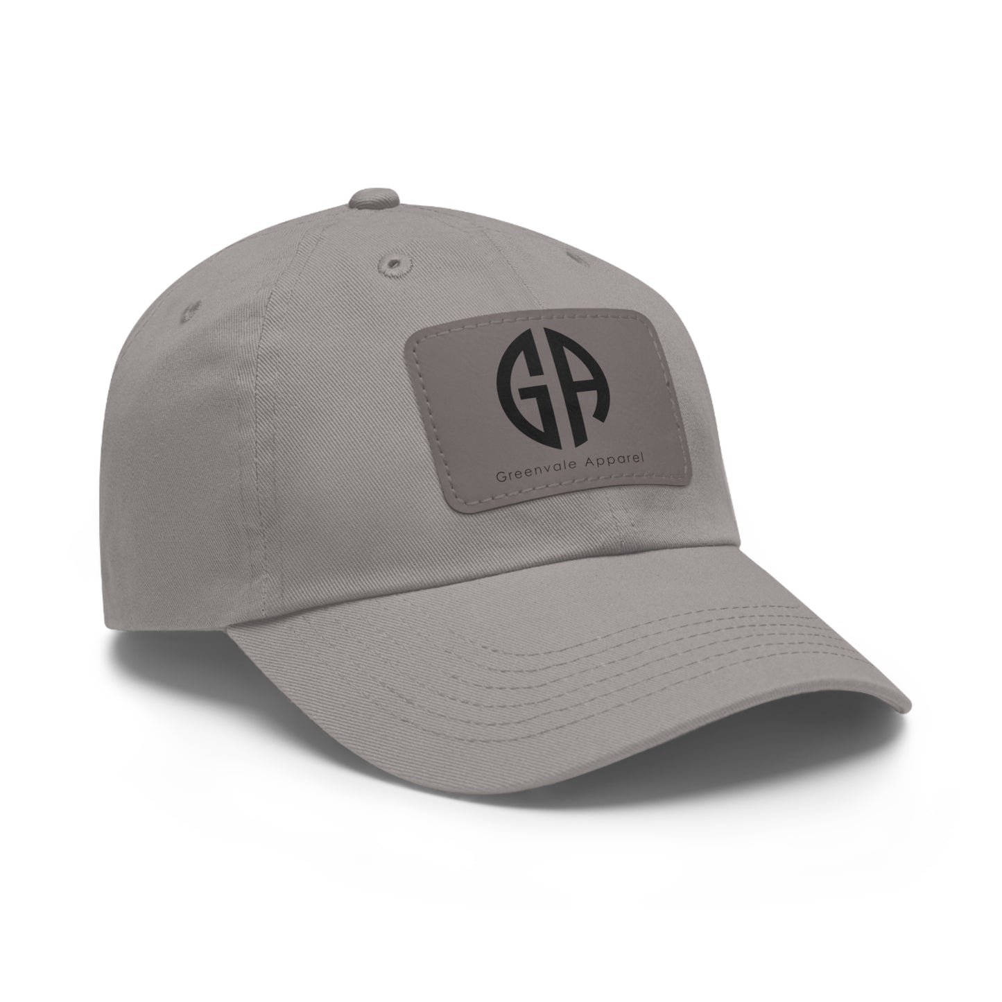 GA Baseball Hat with Leather Patch