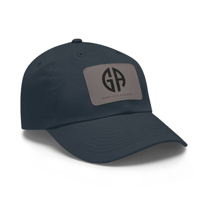 GA Baseball Hat with Leather Patch