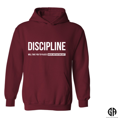 Men's Discipline Will Take You Places Hoodie