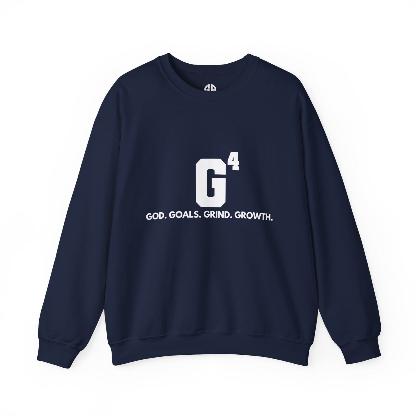 Women's Crewneck Sweatshirt - G⁴: God. Goals. Grind. Growth.