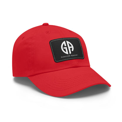 GA Baseball Hat with Leather Patch