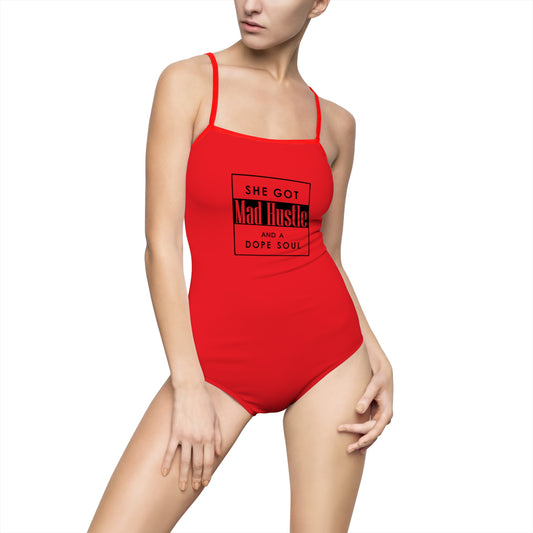 Women's She Got Hustle One-piece Swimsuit