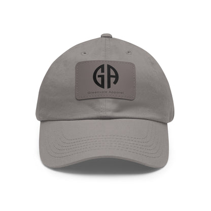 GA Baseball Hat with Leather Patch