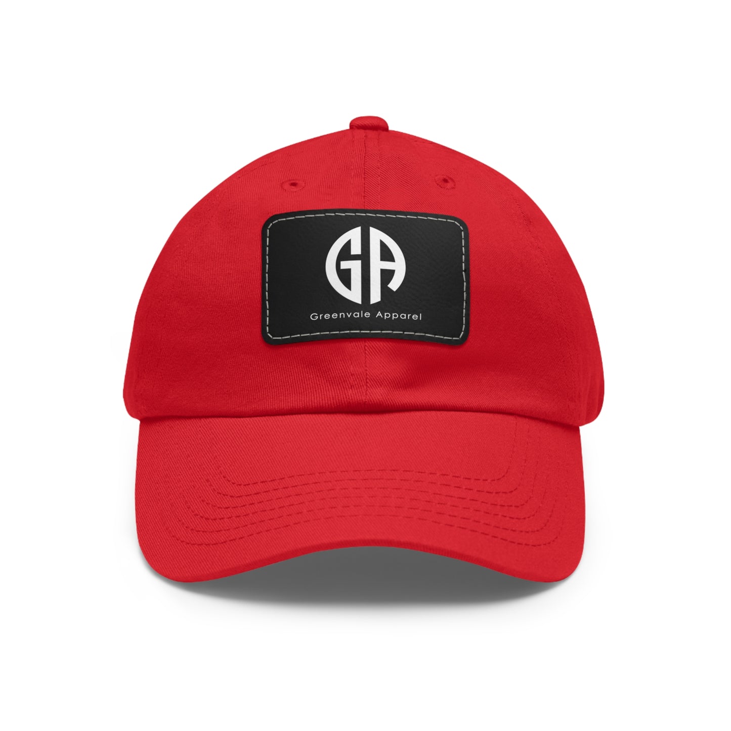 GA Baseball Hat with Leather Patch