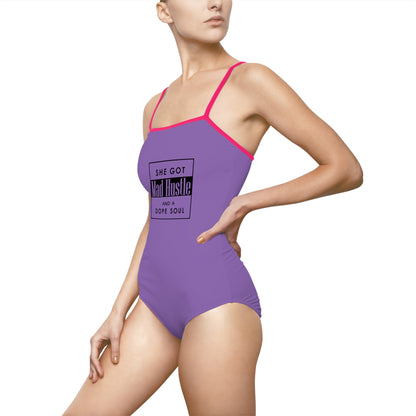 Women's She Got Hustle One-piece Swimsuit