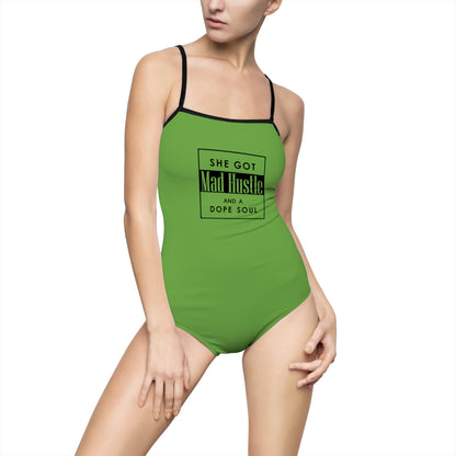 Women's She Got Hustle One-piece Swimsuit